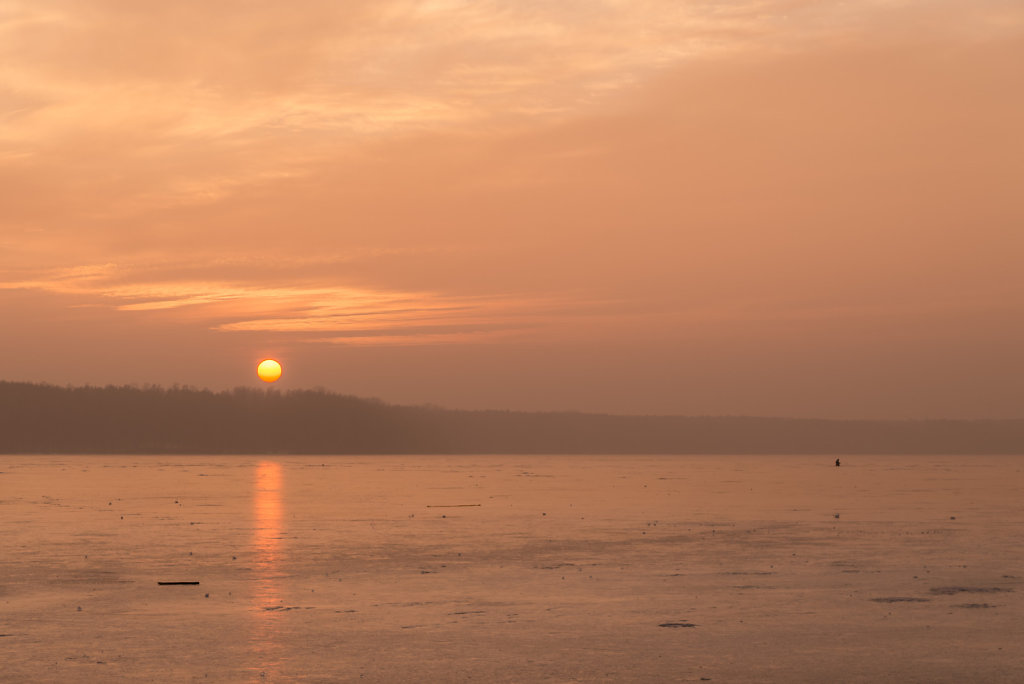 Evening at Kaunas sea