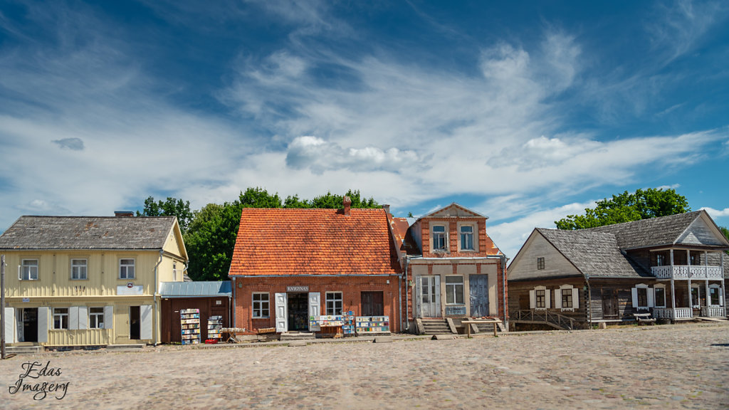 Historical town at Rumsiskes museum